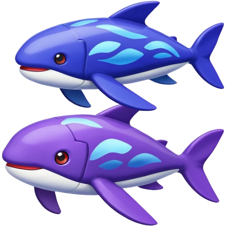 Pokemon legendary purple and cian crystal kyogre emoji