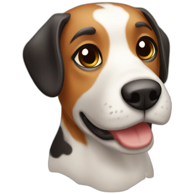 Cocinelle sur chien emoji