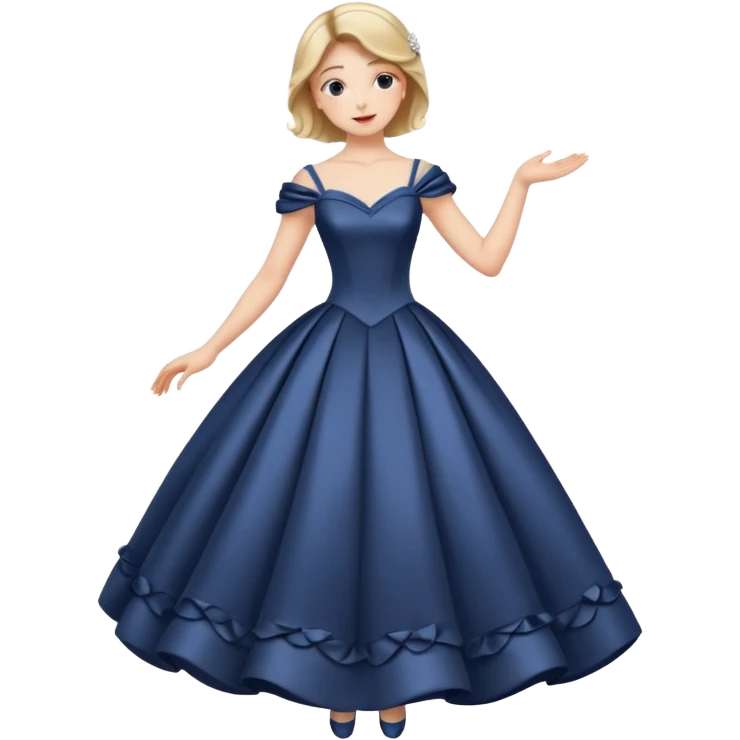 woman performing a curtsy emoji
