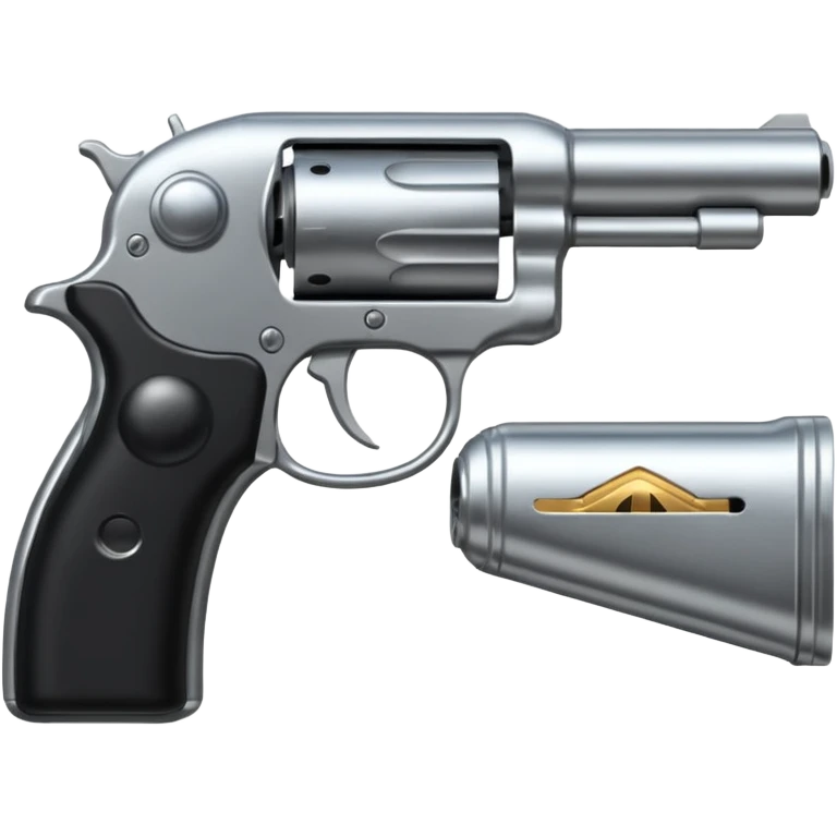 bullet and gun emoji