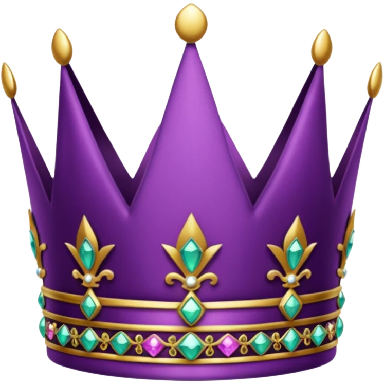 Purple crown emoji