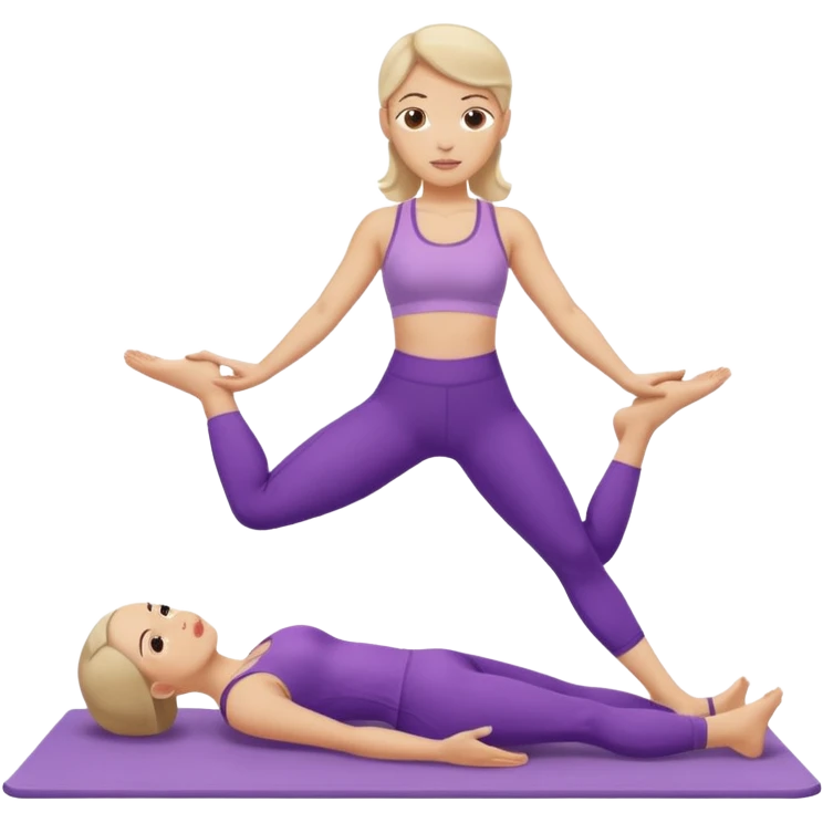 pilates girl  emoji