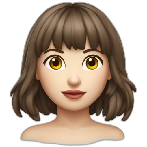 yulia nova camara zenital cuerpo entero fotorrealista intrincado 4k atmosférico emoji