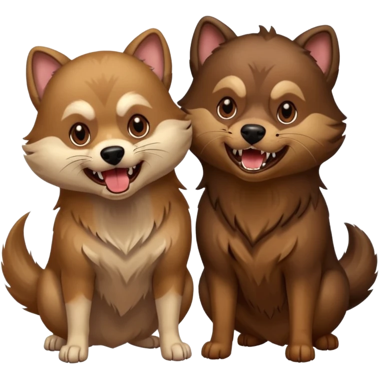 The dogs of war mink emoji