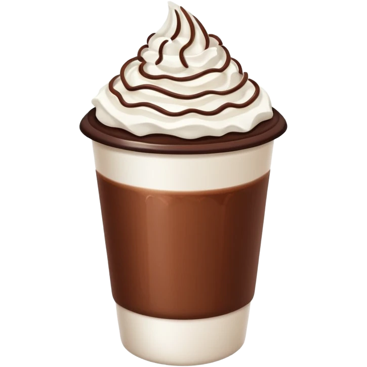 hot chocolate in a takeaway cup emoji
