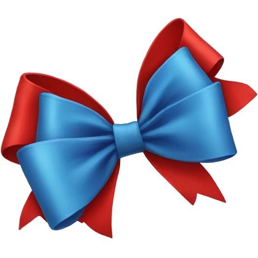 big red bow emoji