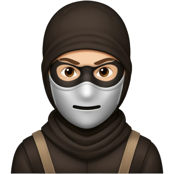  portrait of robber  emoji