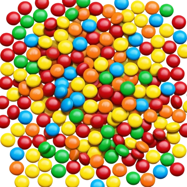 M&M candy emoji