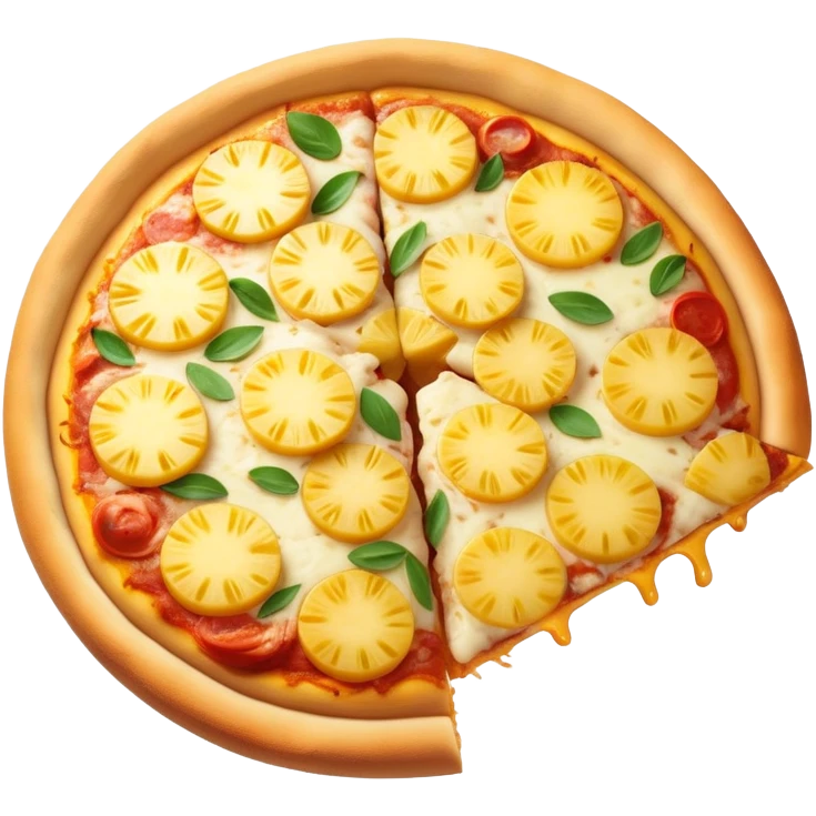 pineapple on pizza emoji