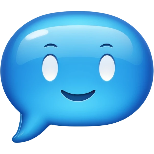 chat bubble iOS style emoji