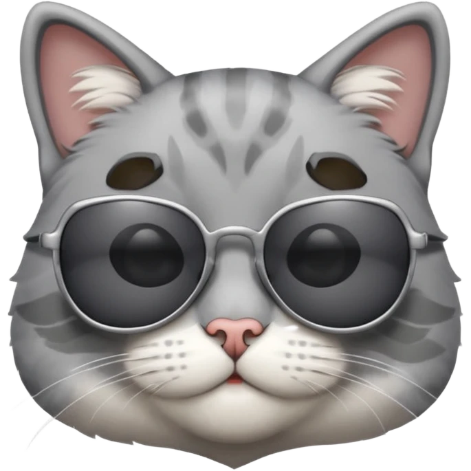Cat wearing sunglasses emoji
