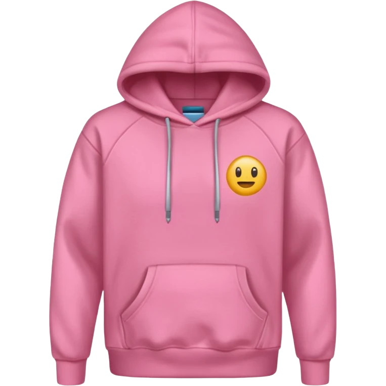 a pink hoodie emoji