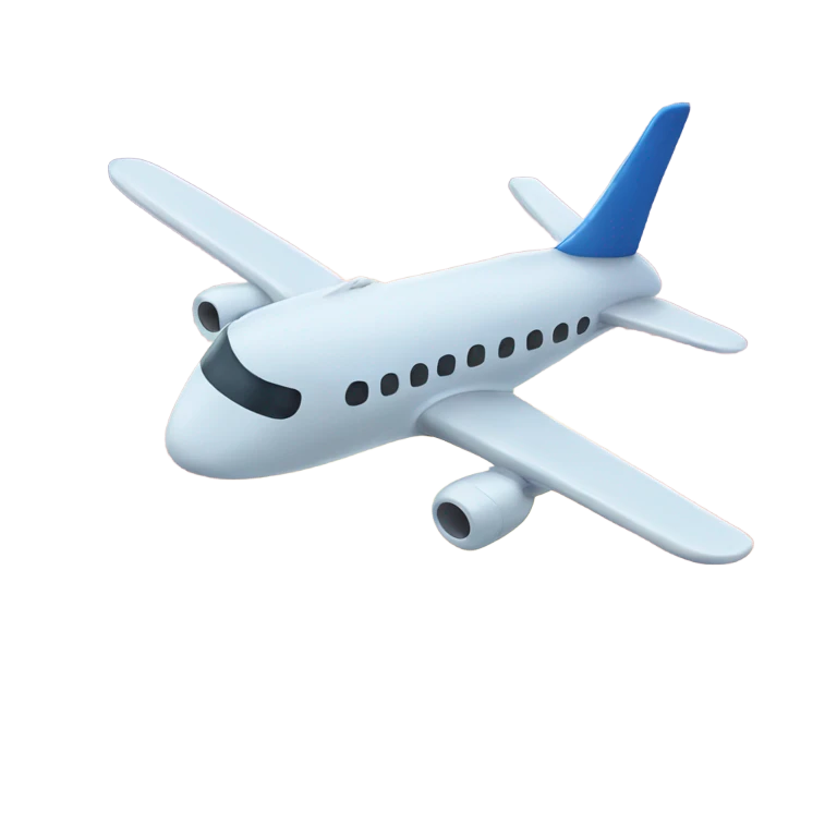 Aeroplane in the sky emoji