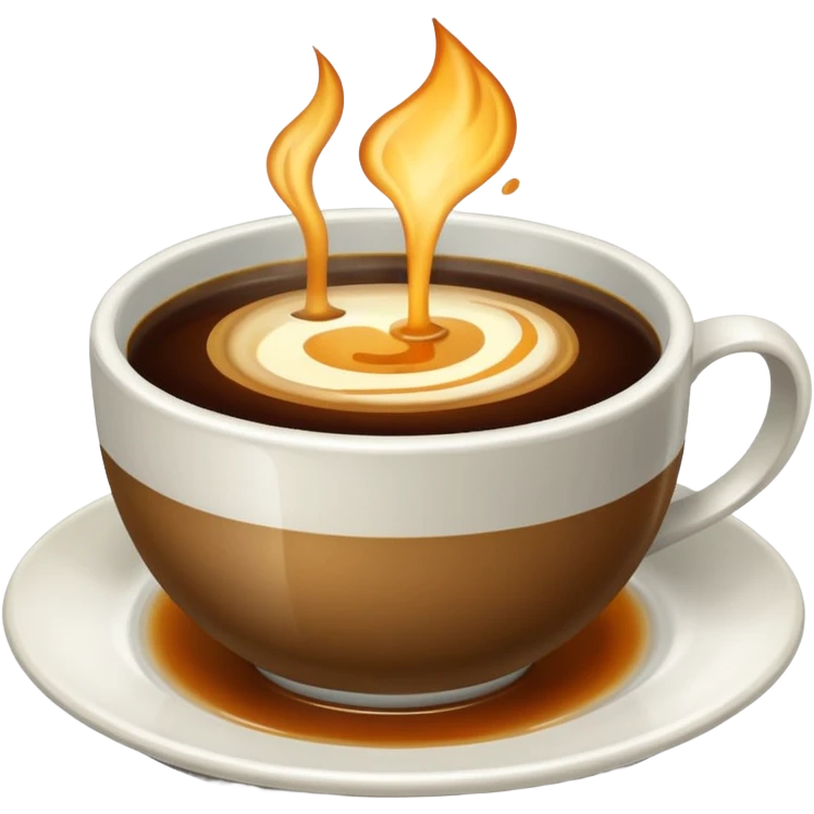 Broth, coffee. emoji