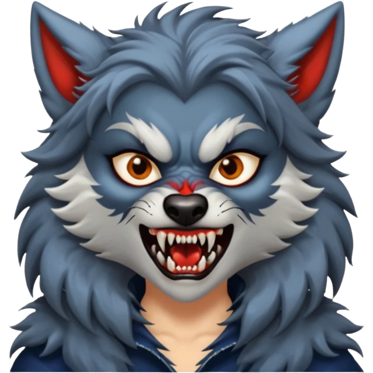 woman werevolf emoji