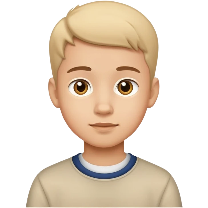 Smart boy emoji