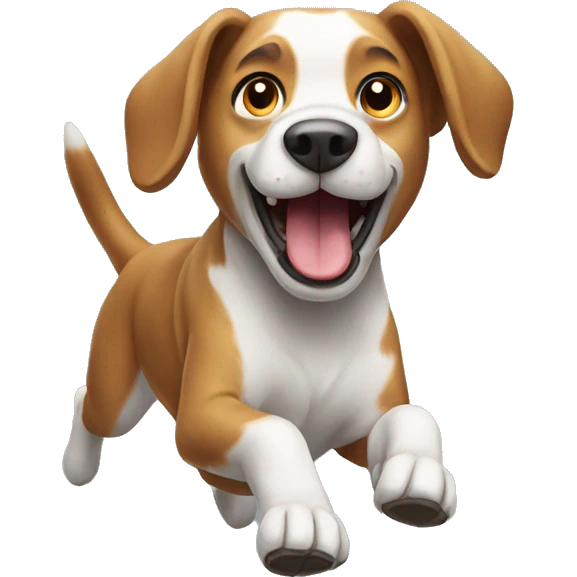 Dog thats running emoji