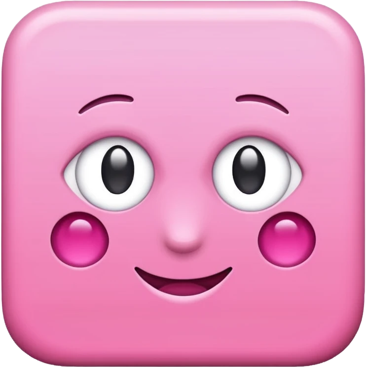 pink simple plan square emoji