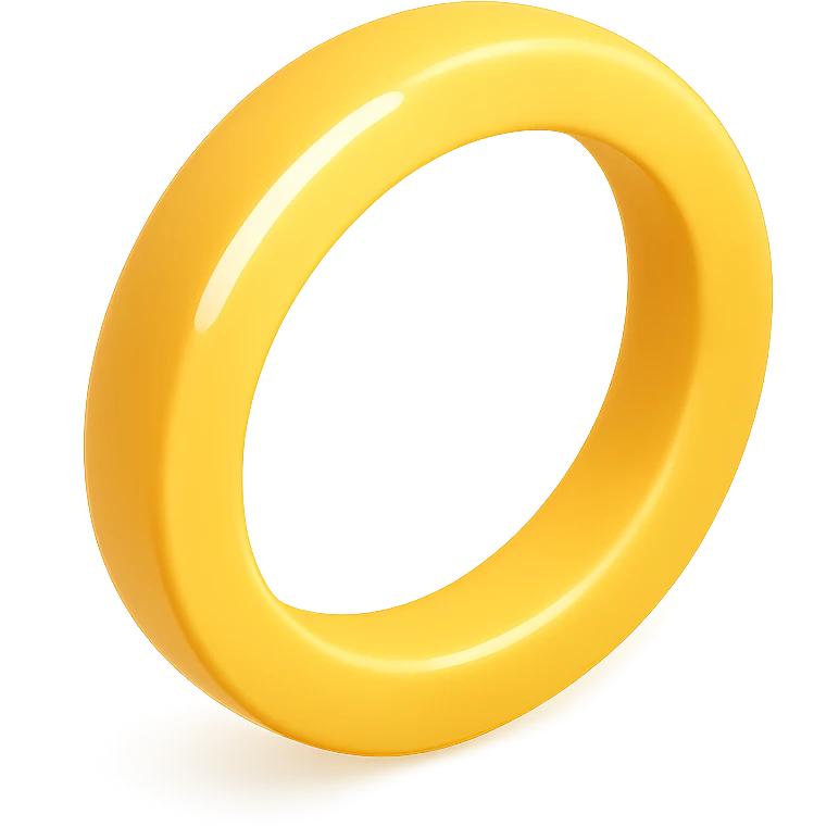 Add a shiny gold ring in Sonic's hand, maintaining the 3D style with realistic reflections and a transparent background. emoji