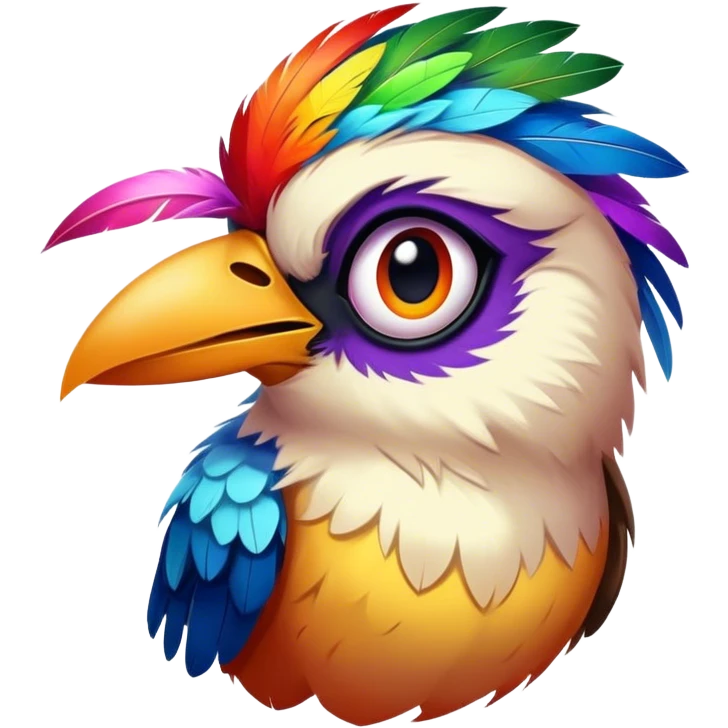 uncaged bird emoji