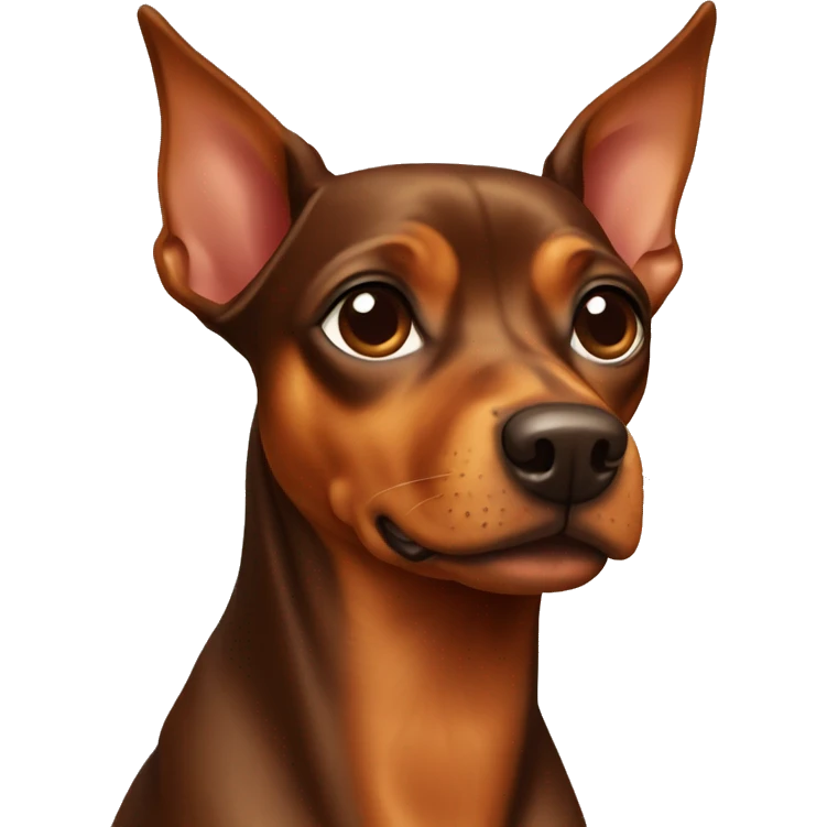 Pinscher brown emoji