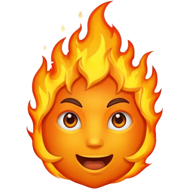 ohm fire face id emoji