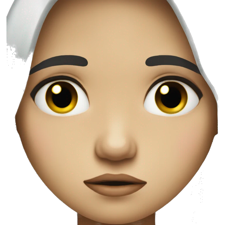 Sad crying girl emoji