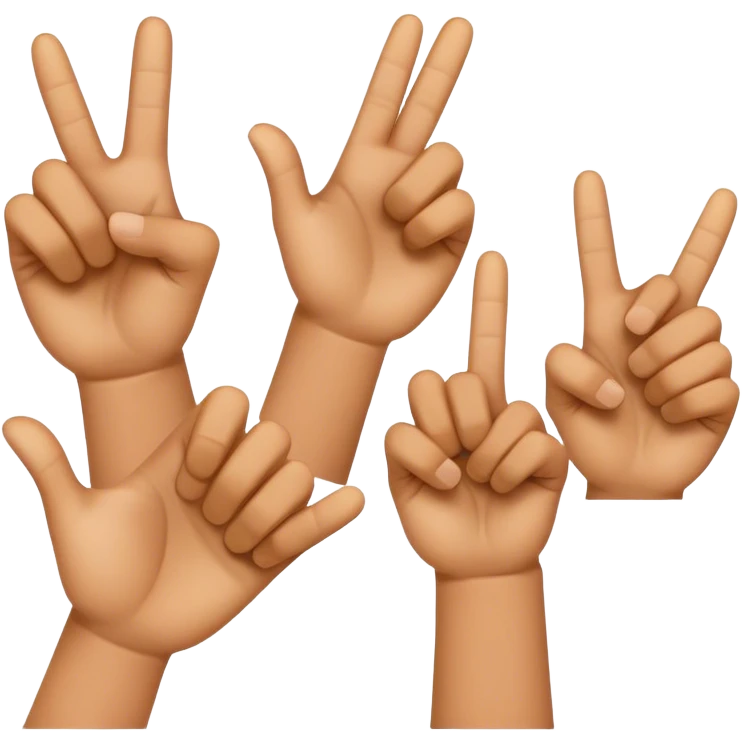 Emoji doing shaka emoji