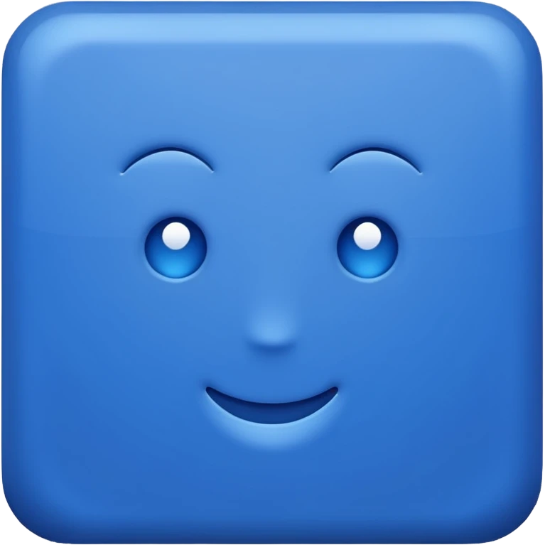 blue square emoji