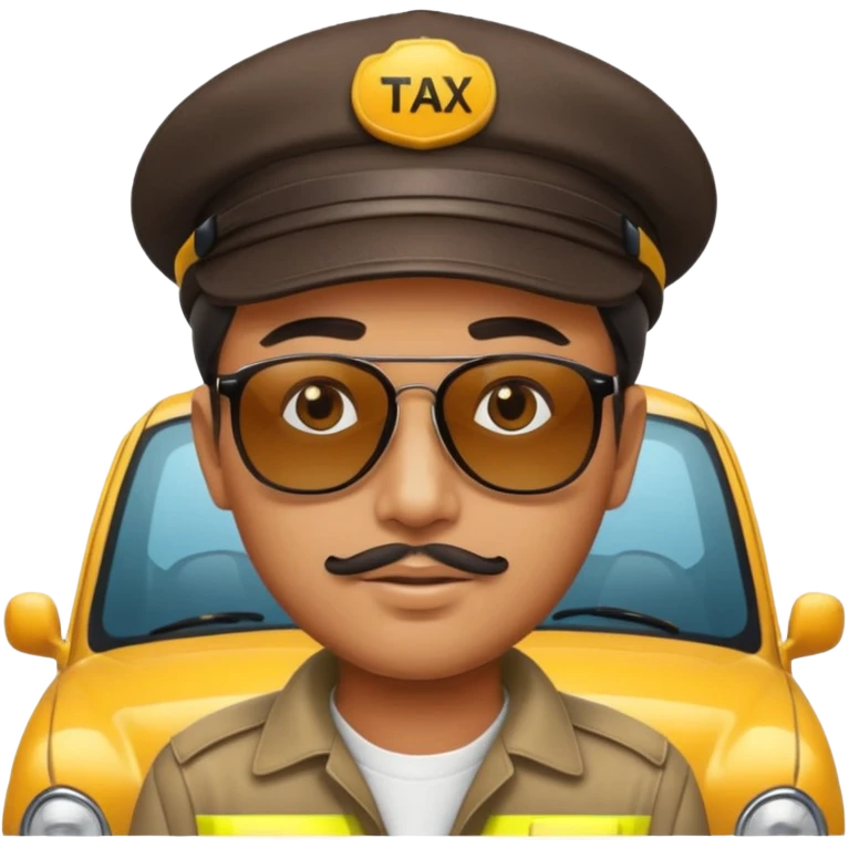 taxi driver  emoji