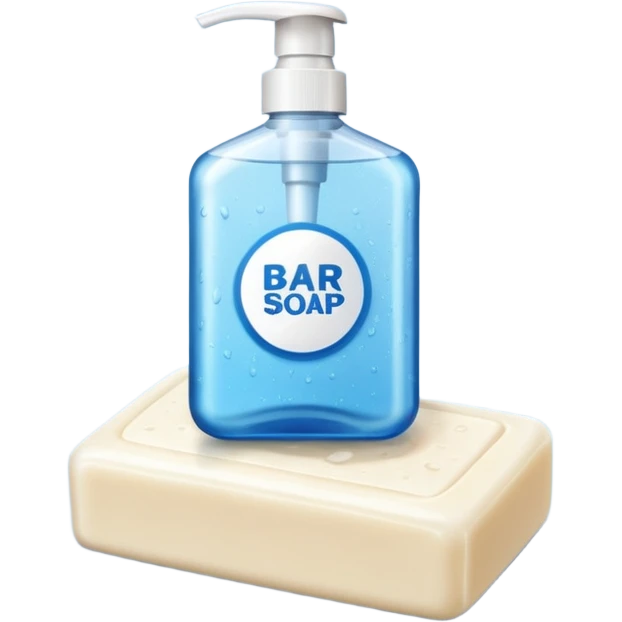 Soap and shampoo emoji