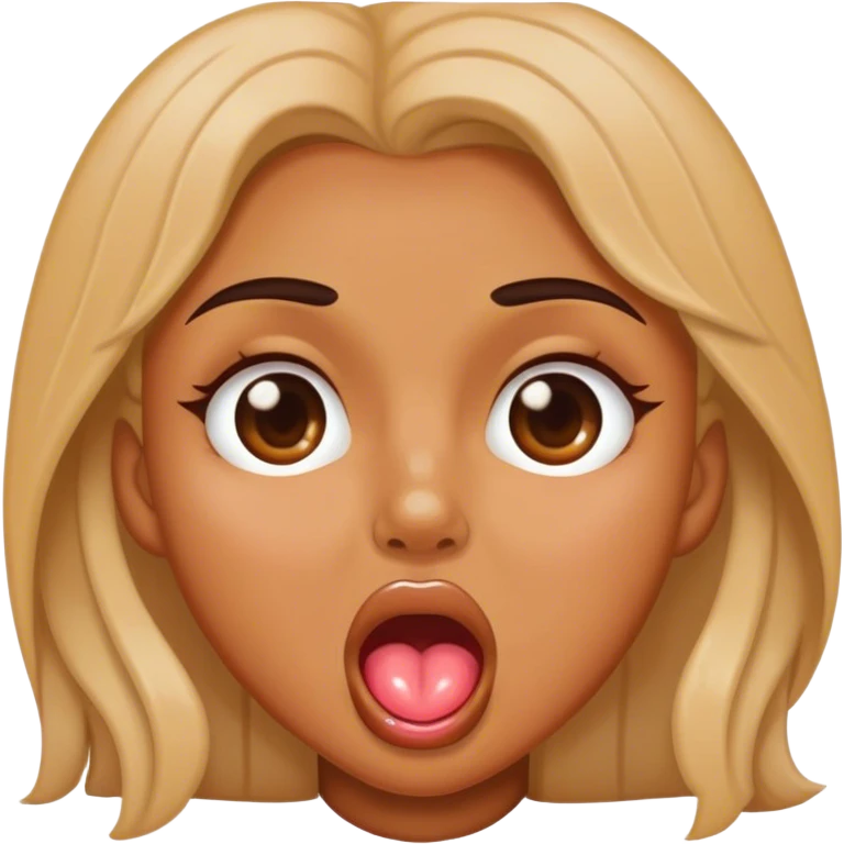 Cara babeando  emoji