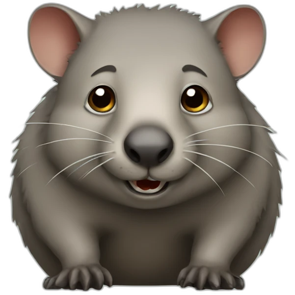 funny wombat emoji