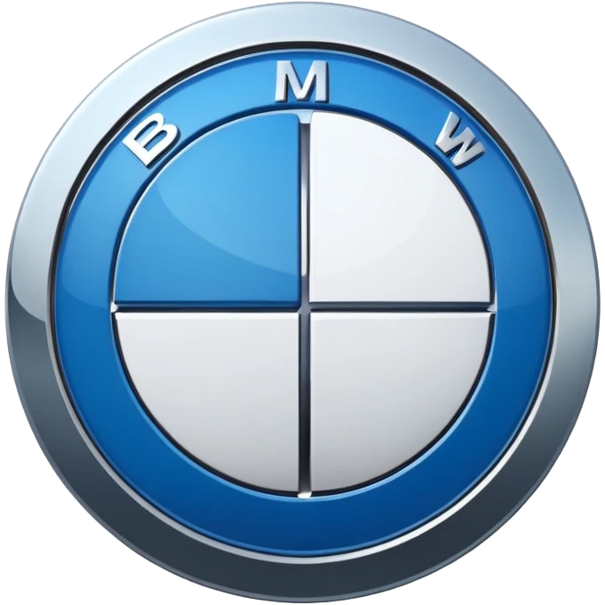 Bmw symbol real without double layer  emoji