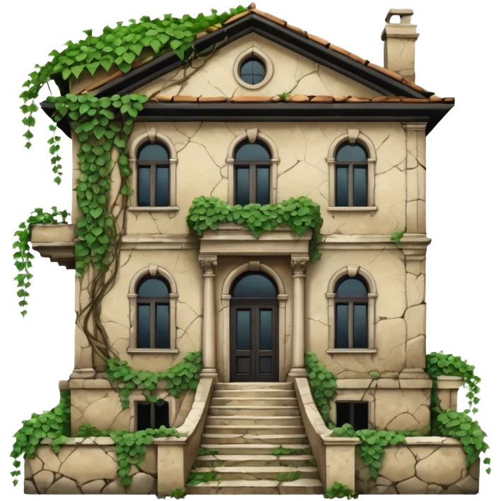 villa with only 1 abounded  apartment emoji