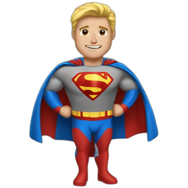Super man emoji