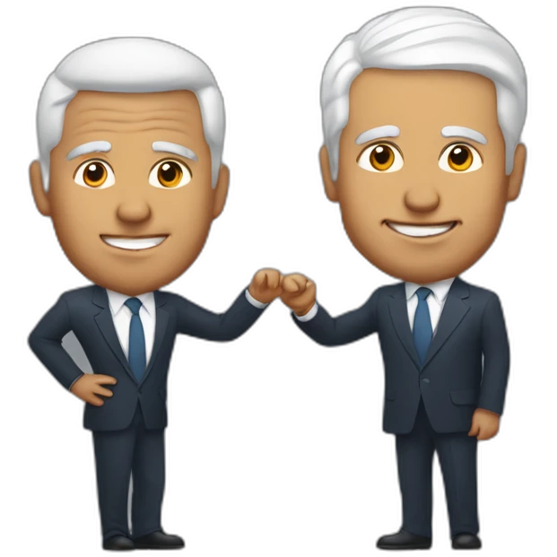António costa with Alexandre Frota emoji