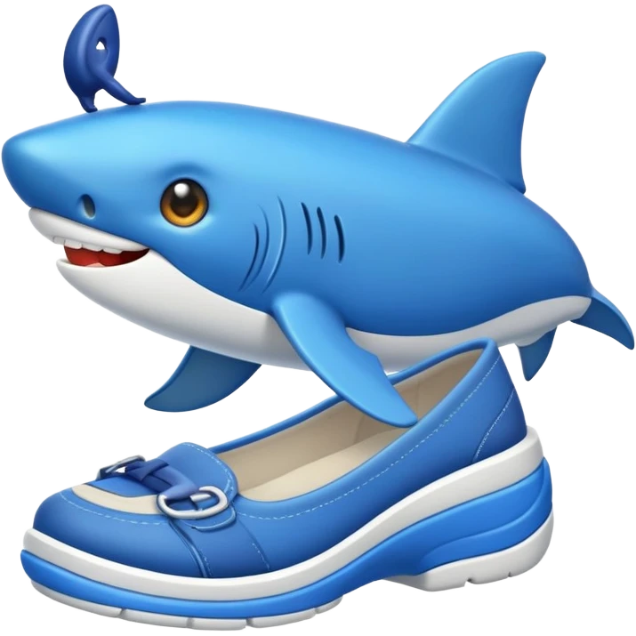 tiburon con zapatos  emoji