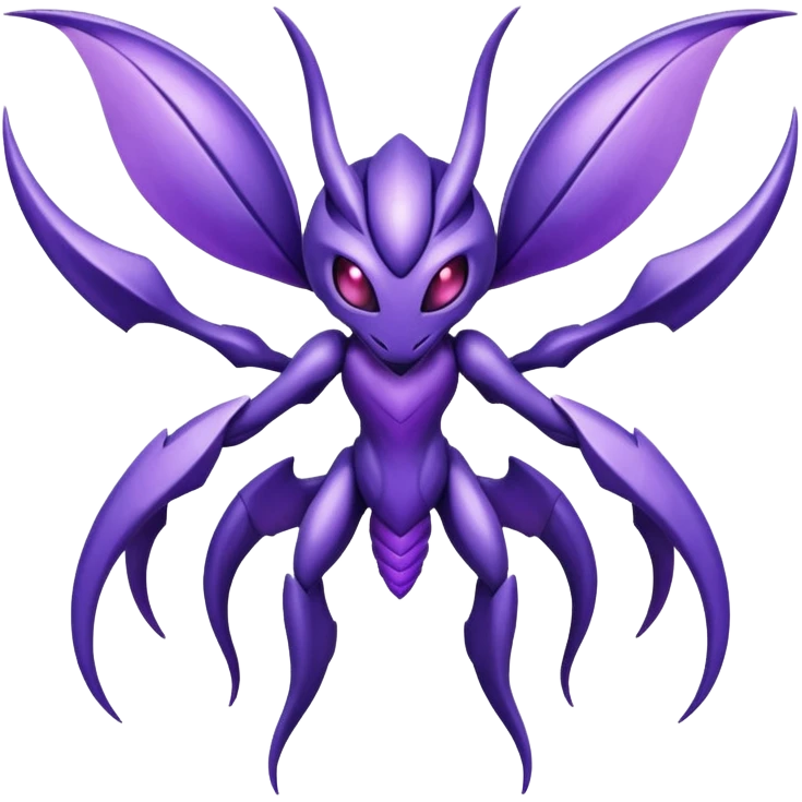 Genesect-Lunala-Fakémon-hybrid-creature (full body)  emoji