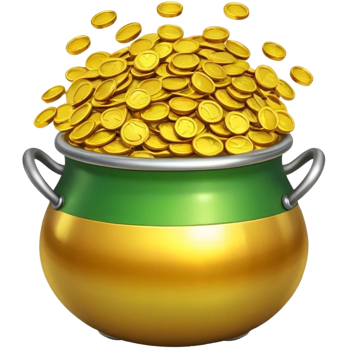 Pot of gold emoji