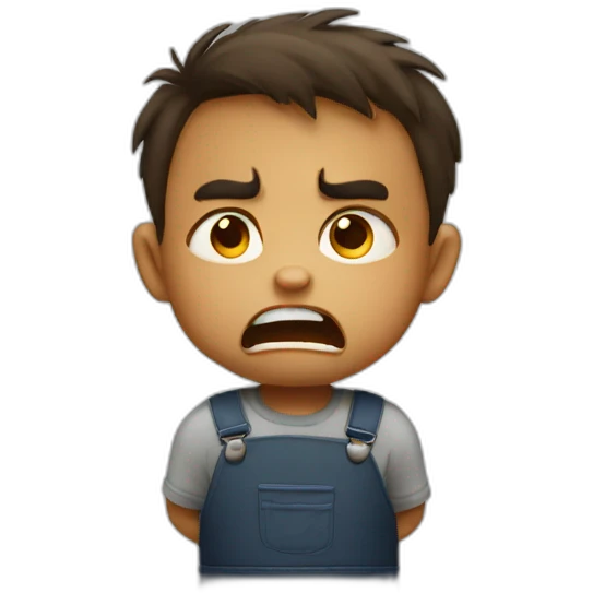 emotional toddler angry emoji