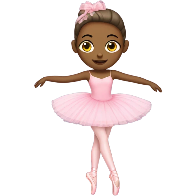 Pink ballerina emoji