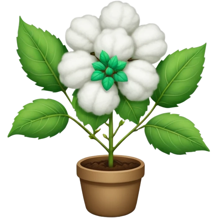 small cotten plant emoji