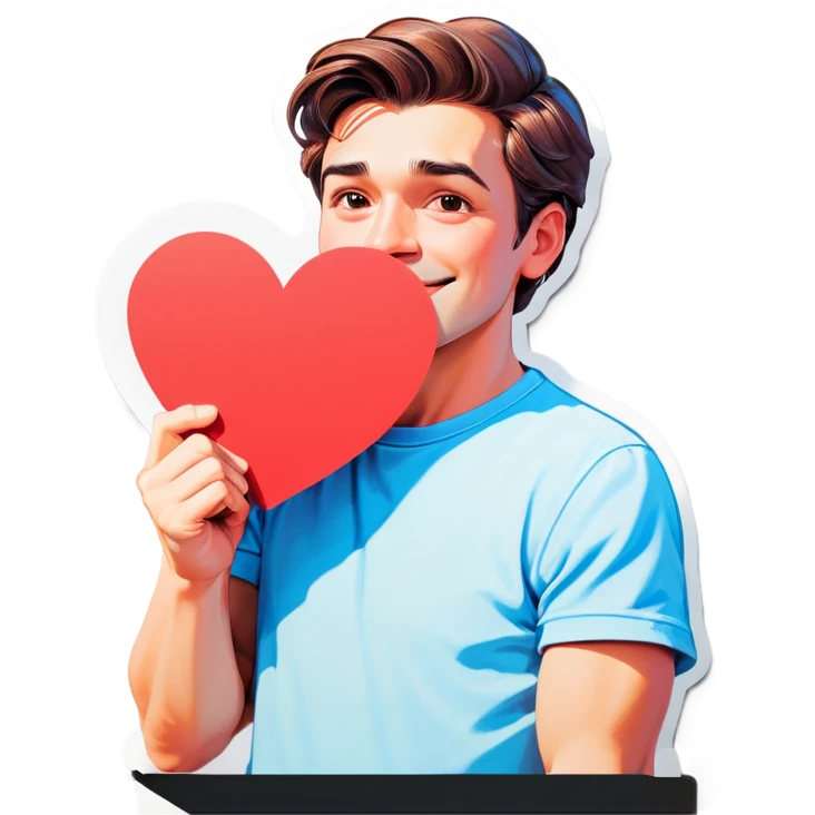 Man in love emoji