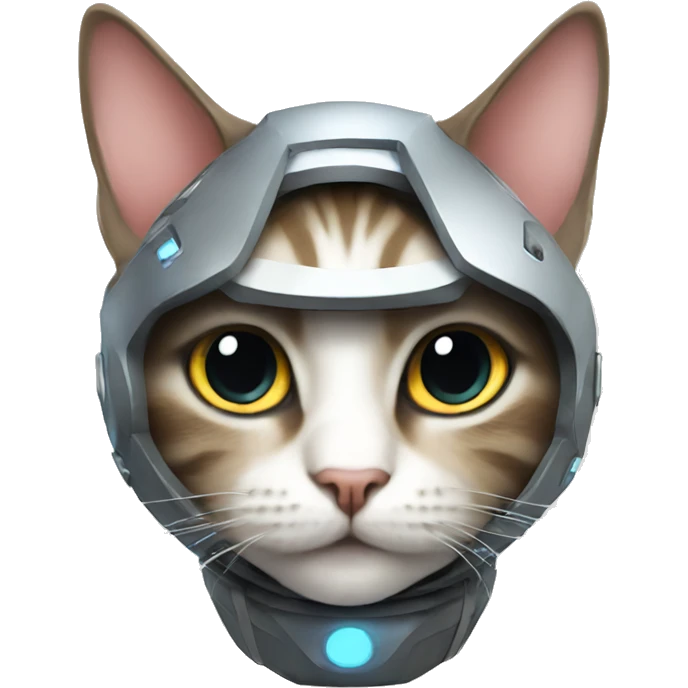  futuristic cat emoji