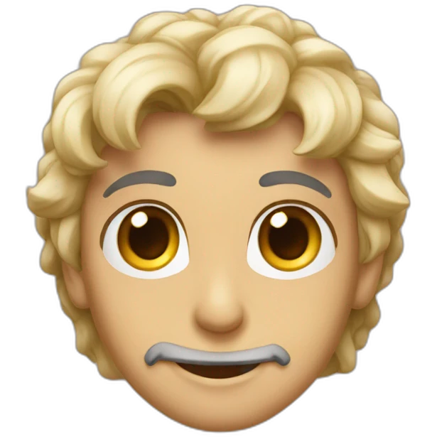 رجل يقدم فيديو emoji