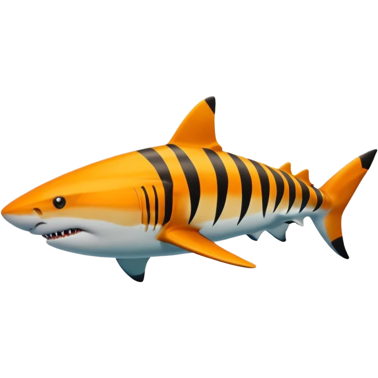 🐅🦈 i want the shark also have the coler of the tiger emoji