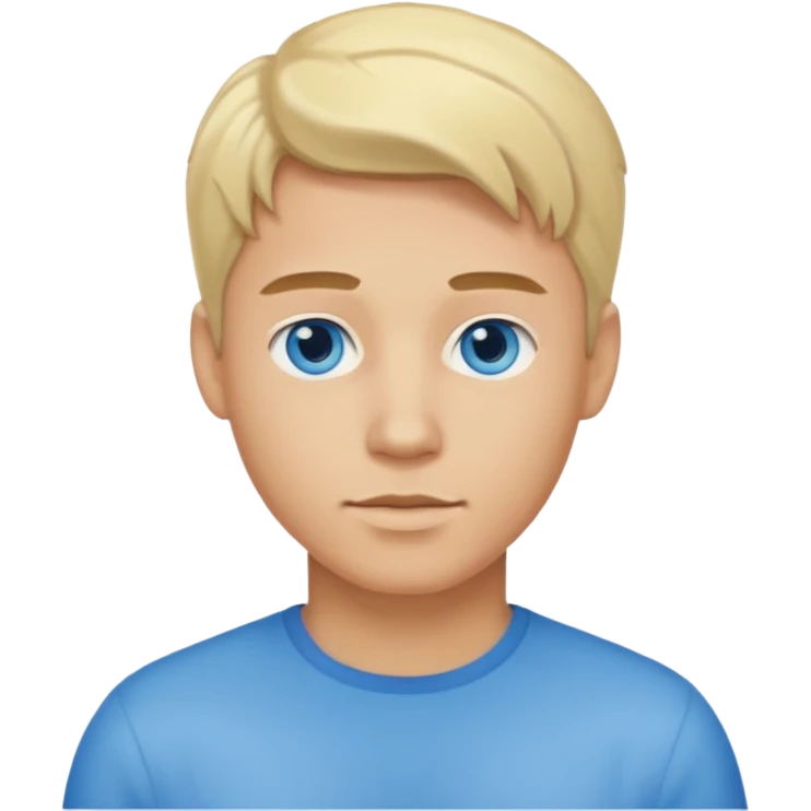 light skin man with blond hair  emoji