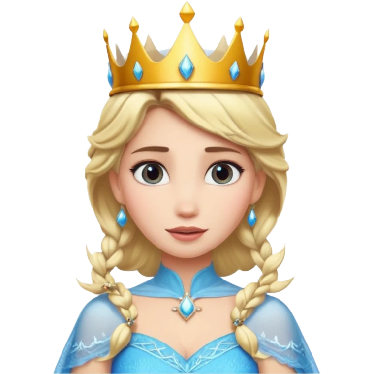 Crown 👑 and Elsa emoji