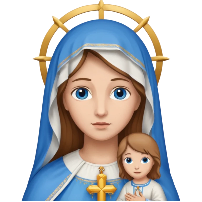 Our lady coredemptorix, holy Mary emoji